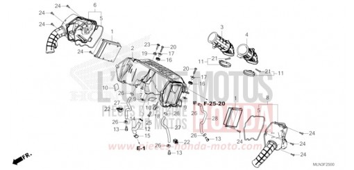 AIR CLEANER CRF1100DR de 2024